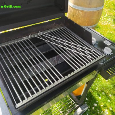 Grille à tiges démontables